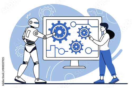 Human and AI Collaborating on System Development and Automation Technology