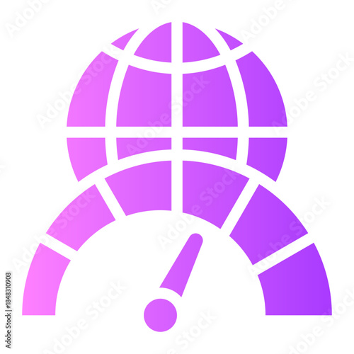 internet gradient icon
