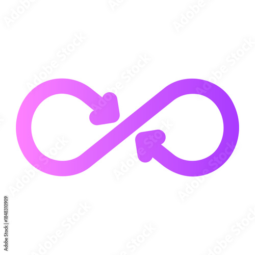 infinity gradient icon