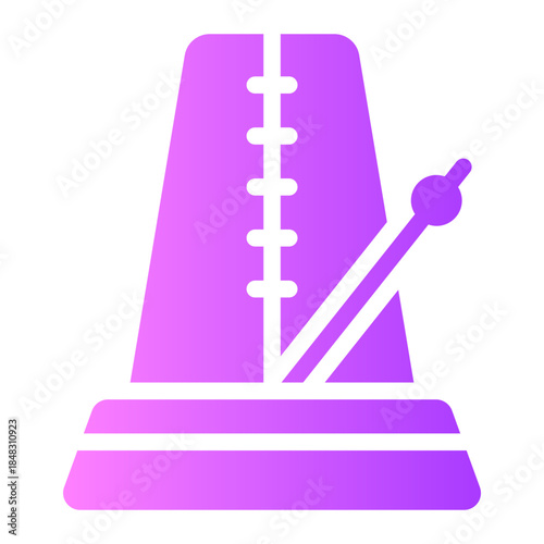 metronome gradient icon