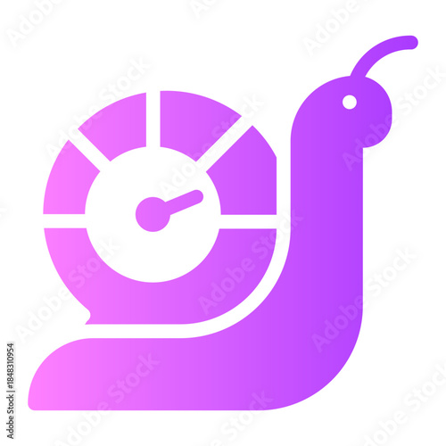snail gradient icon