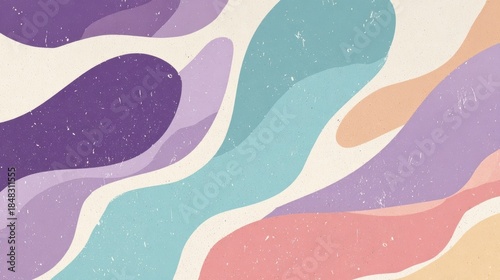 Abstract Fluid Shapes Background