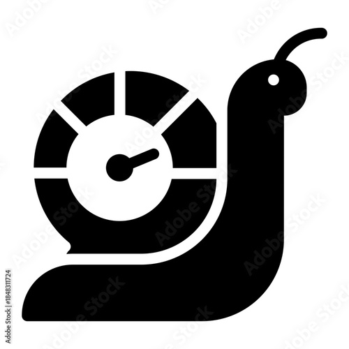 snail glyph icon