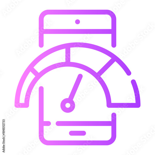 smartphone gradient icon