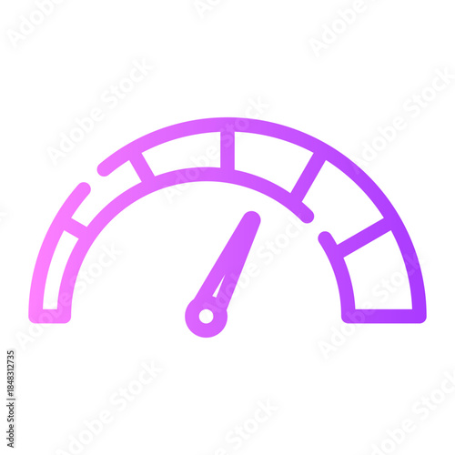 speed gradient icon