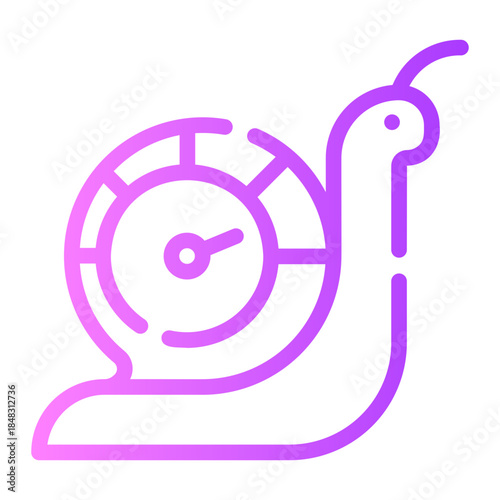 snail gradient icon