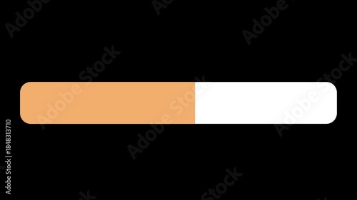 loading  bar colorfull 100%