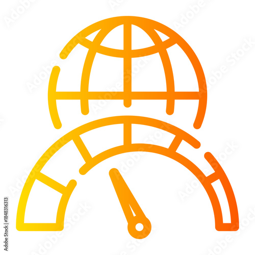 internet gradient icon