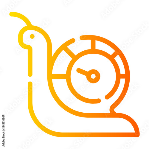 snail gradient icon