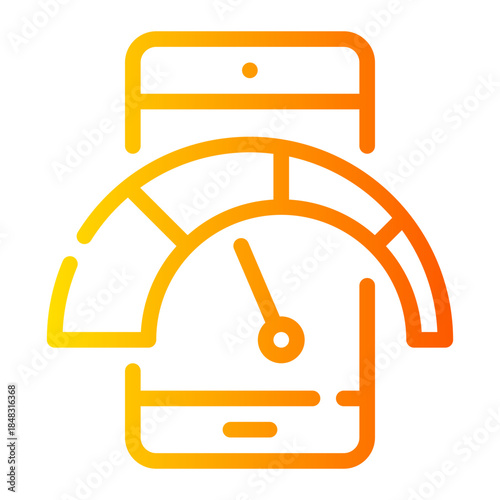 smartphone gradient icon