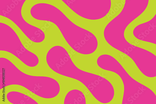 neon pink green liquid background