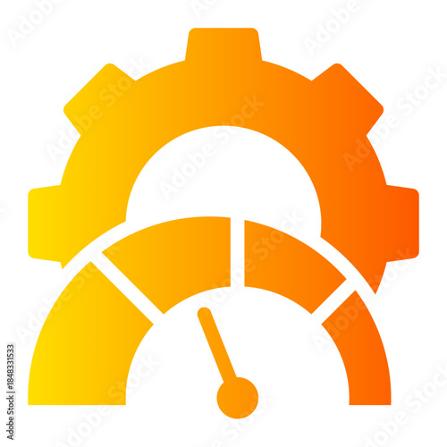 gear gradient icon