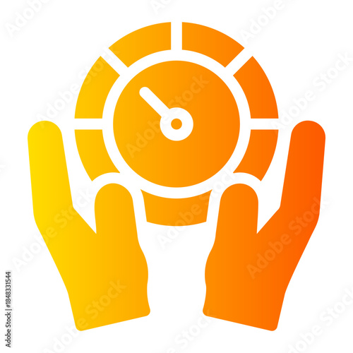 hands gradient icon