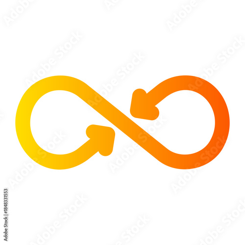 infinity gradient icon