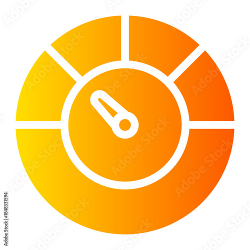 performance gradient icon