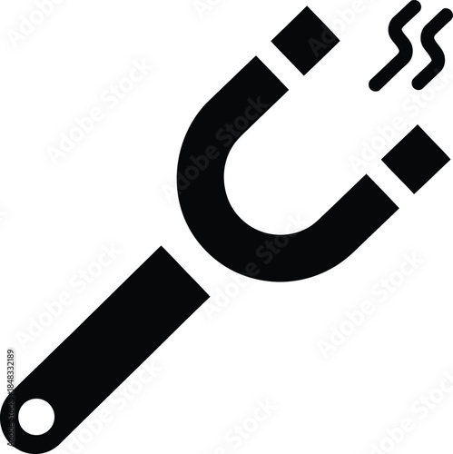 Magnet attracting metal