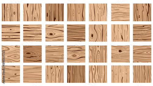 Collection of wooden planks