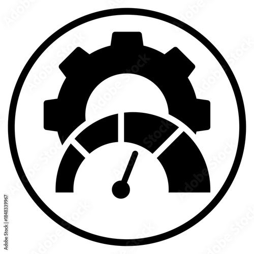 gear glyph icon