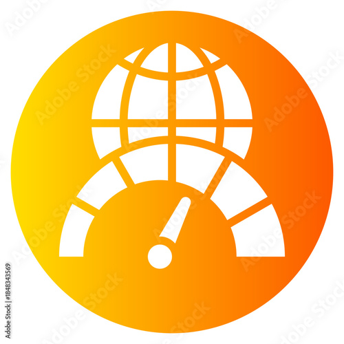 internet gradient icon