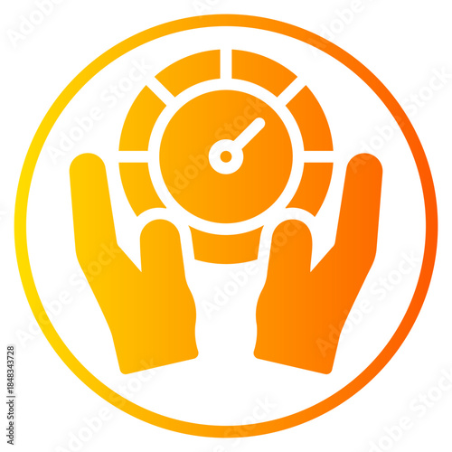 hands gradient icon