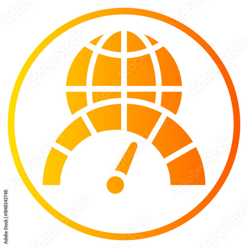internet gradient icon