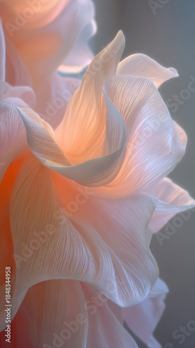 Abstract Pink Floral Design