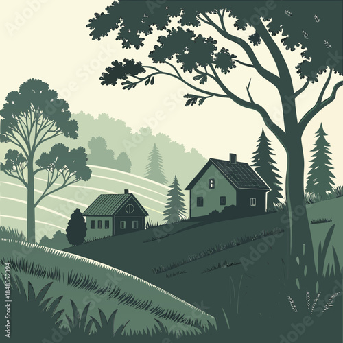 Serene countryside home