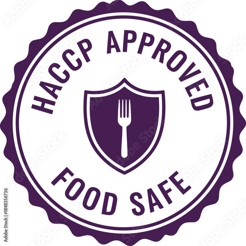 HACCP Approved Food Safety Certification Seal