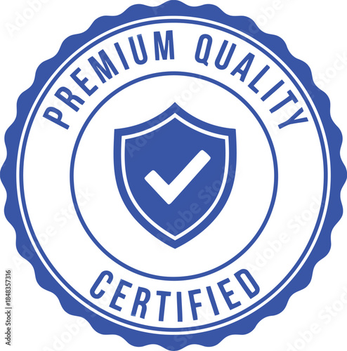 Premium Quality Certified Badge for Assurance and Trust