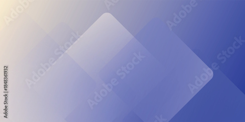 Abstract Blue Gradient With Overlapping Geometric Squares For Modern Tech Background Design