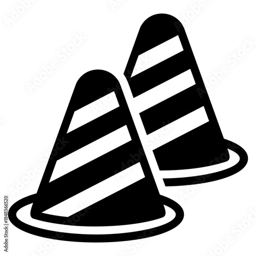 Traffic cone icon