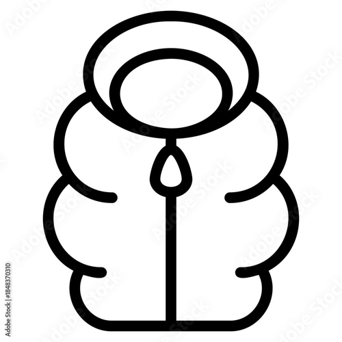 Sleeping bag icon