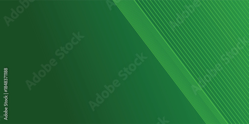 Abstract green sporty background template vector with shiny lines and lights. Green background with strong pattern design.Eps10 vector