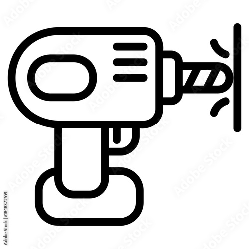 Hand drill icon