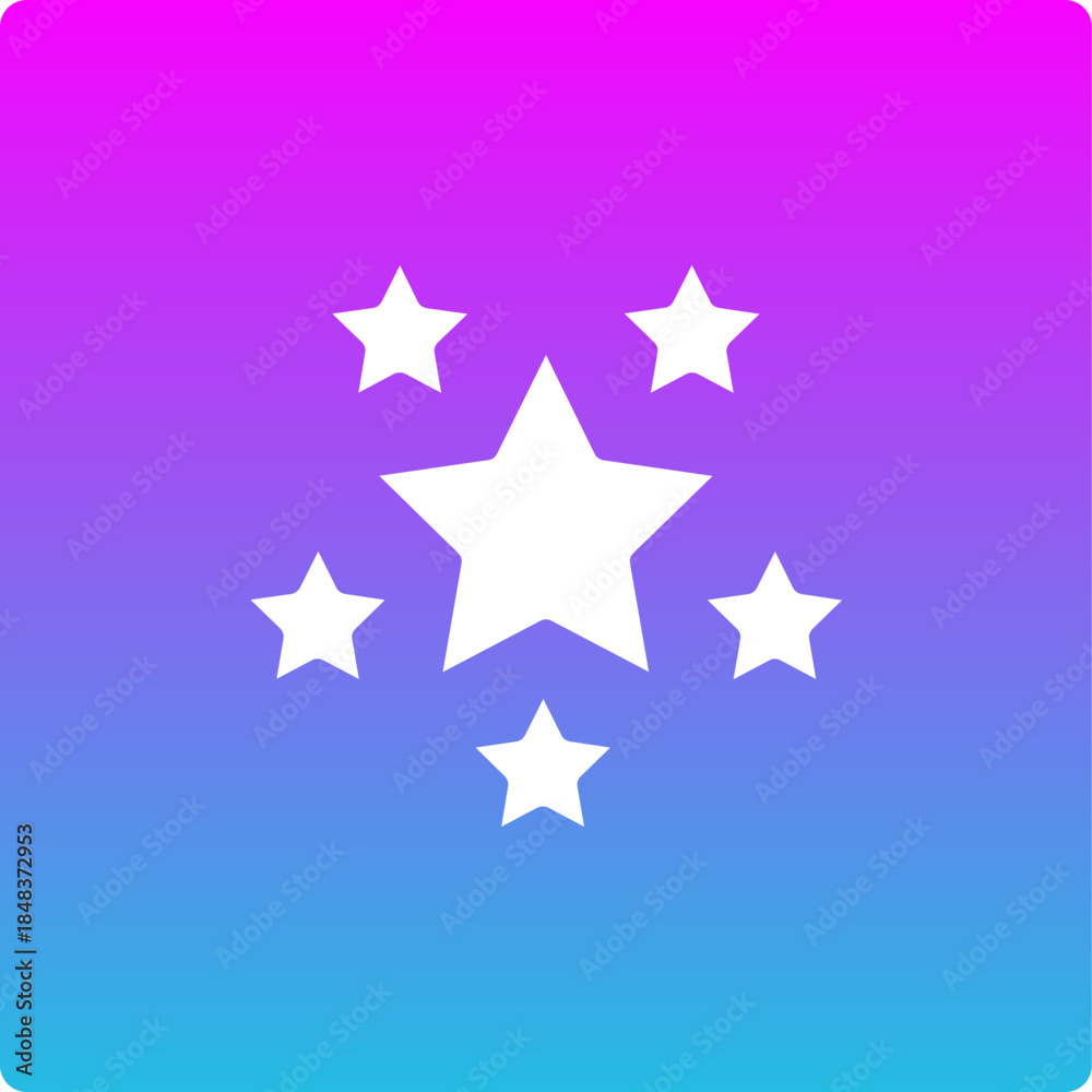 Obraz premium Stars Icon