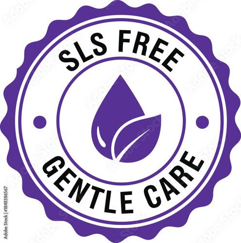 SLS Free Gentle Care - Eco-Friendly Product Emblem