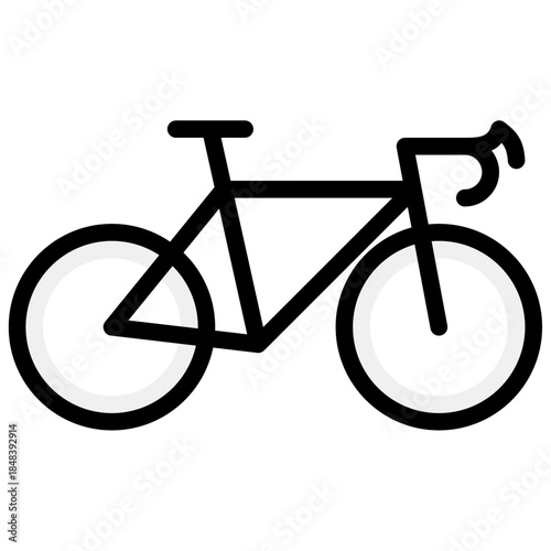 bicycle icon vector illustration