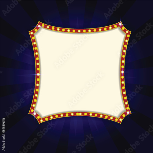 Retro Cinema Theater with Glowing Background and Vintage Movie Atmosphere