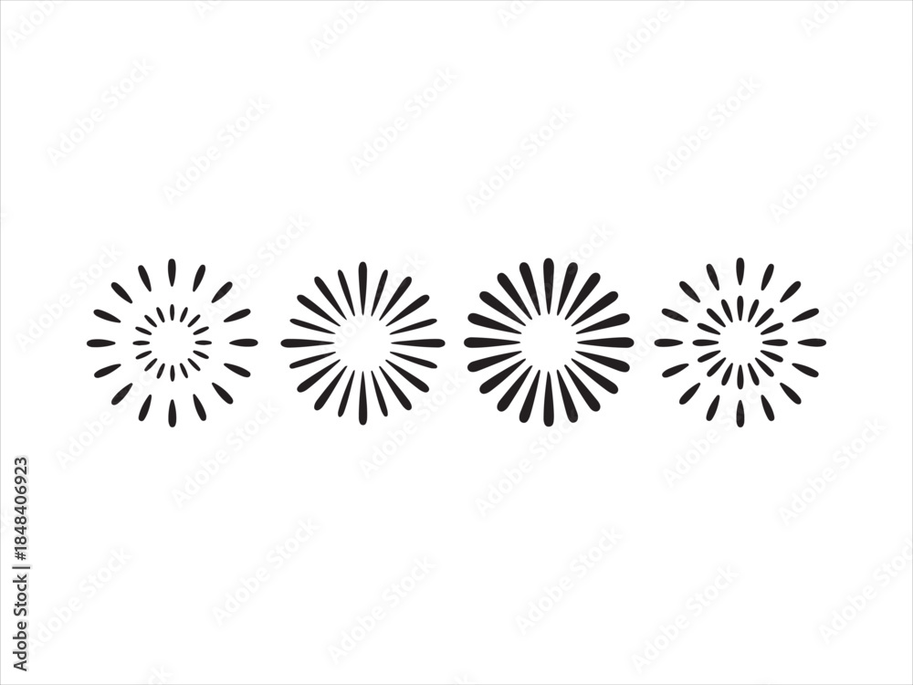 Obraz premium Collection of circular loading spinner icons progress. Circle loader collection. Loading bar Icons and Progress Bar icon Vector Set in black and white silhouette vector illustration 