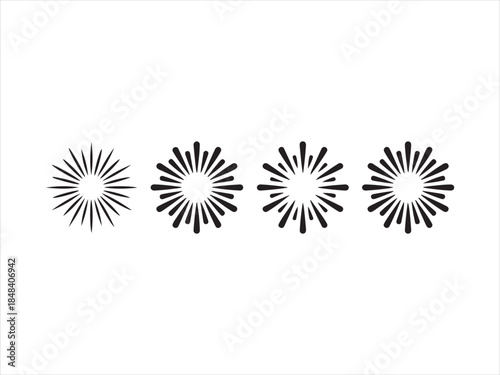 Collection of circular loading spinner icons progress. Circle loader collection. Loading bar Icons and Progress Bar icon Vector Set in black and white silhouette vector illustration 