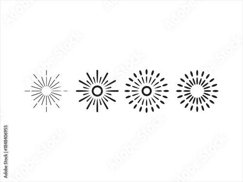 Collection of circular loading spinner icons progress. Circle loader collection. Loading bar Icons and Progress Bar icon Vector Set in black and white silhouette vector illustration 