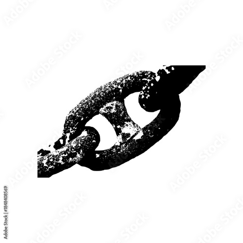 vector illustration of a chain