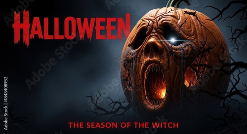 scary halloween background