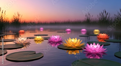 lotus flower in the pond