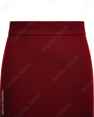 Elegant Red Knit Skirt for Women, Perfect for Any Casual or Formal Occasion
