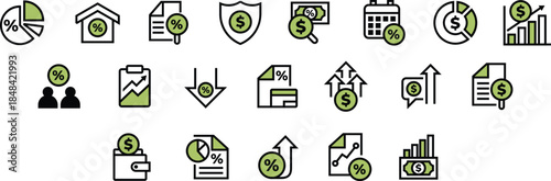 Big Icon Collection set discount sales with Editable Features for Websites, App UI UX, and Digital Asset