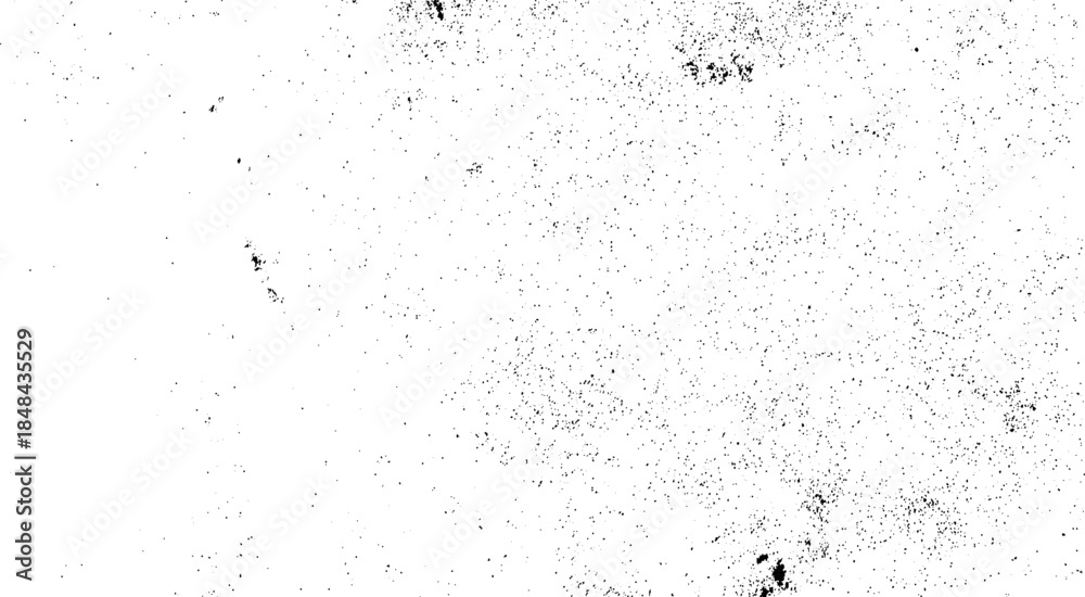 Obraz premium Distressed black texture. Dark grainy texture on white background. Rusted white effect. Grunge design elements. Vector illustration
