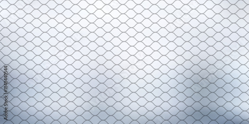 Curved net pattern. Seamless design for sportswear or equipment like soccer goals, volleyball nets, basketball hoops, hockey nets, and athletic gear