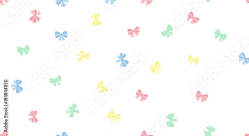 Colorful butterflies on white background.