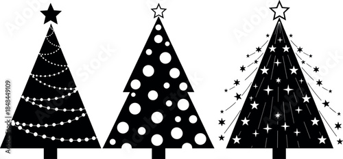 Set of 24 black tactical target icons featuring crosshair reticles bullseye designs a handgun silhouette and personnel profiles for shooting sports and training graphic design